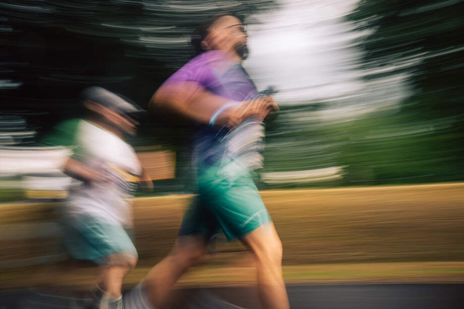 Läufer verwischt farbig 2