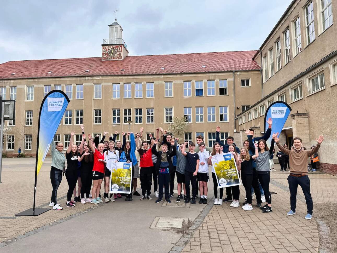 Schul-Challenge Gruppenbild