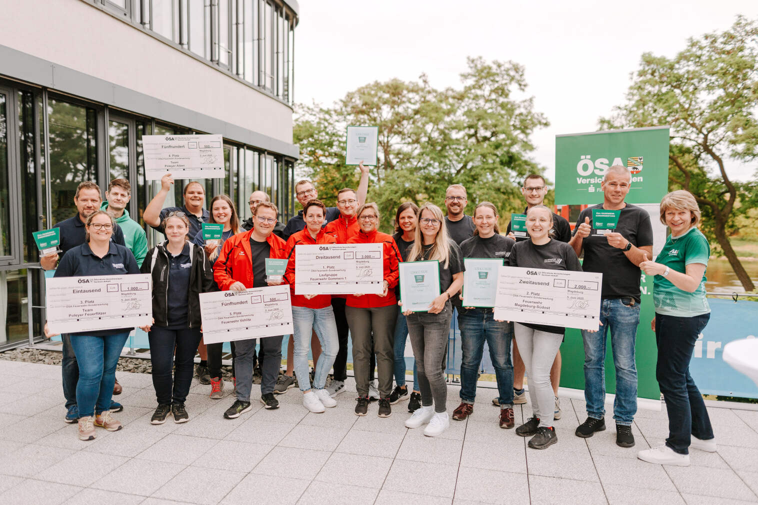 ÖSA Feuerwehr Sonderwertung Siegerehrung